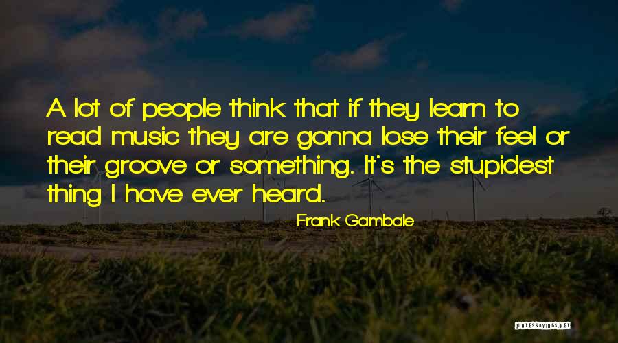 Groove Music Quotes By Frank Gambale Groove Music Quotes By Frank Gambale
