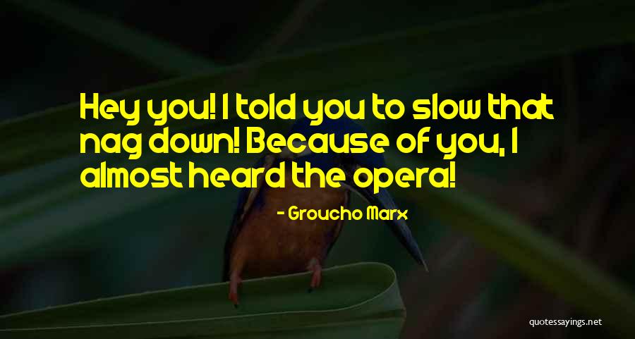 Groucho Quotes By Groucho Marx