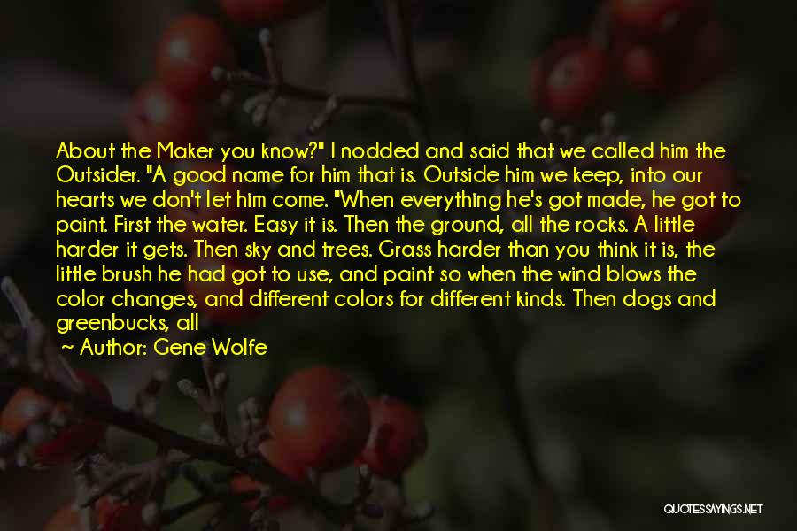 Ground And Sky Quotes By Gene Wolfe