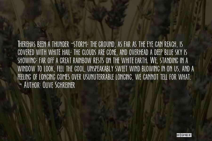 Ground And Sky Quotes By Olive Schreiner