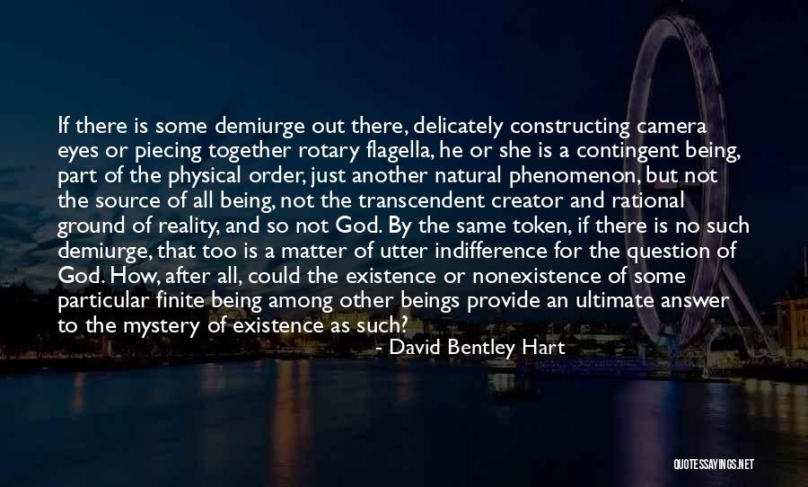 Ground Reality Quotes By David Bentley Hart