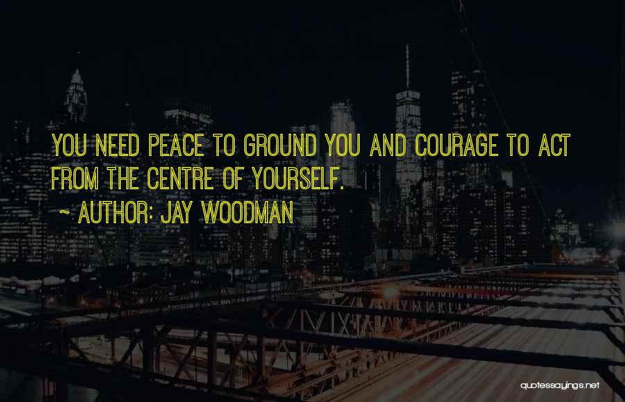 Ground Yourself Quotes By Jay Woodman