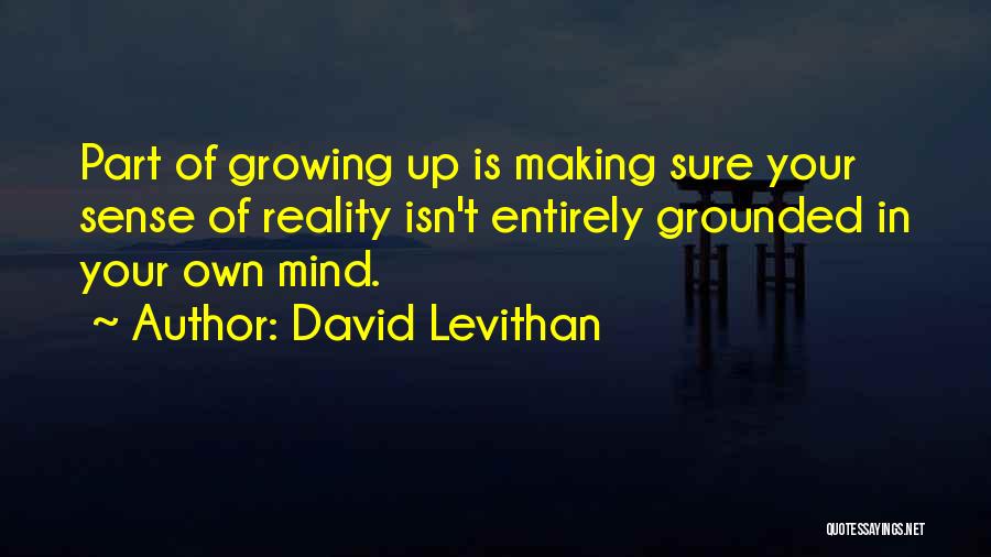 Grounded Quotes By David Levithan