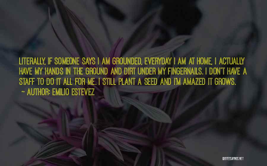 Grounded Quotes By Emilio Estevez