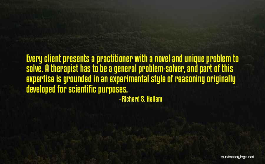 Grounded Quotes By Richard S. Hallam