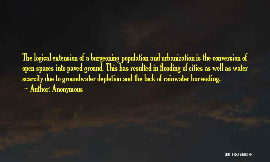 Groundwater Quotes By Anonymous