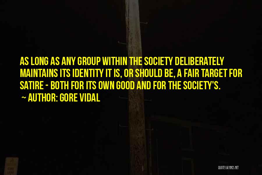 Group Identity Quotes By Gore Vidal