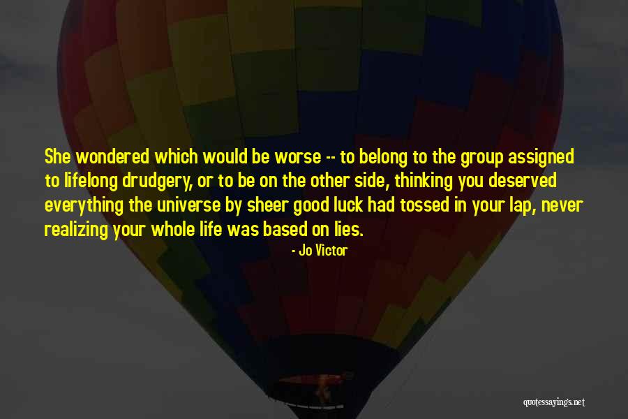 Group Life Quotes By Jo Victor Group Life Quotes By Jo Victor