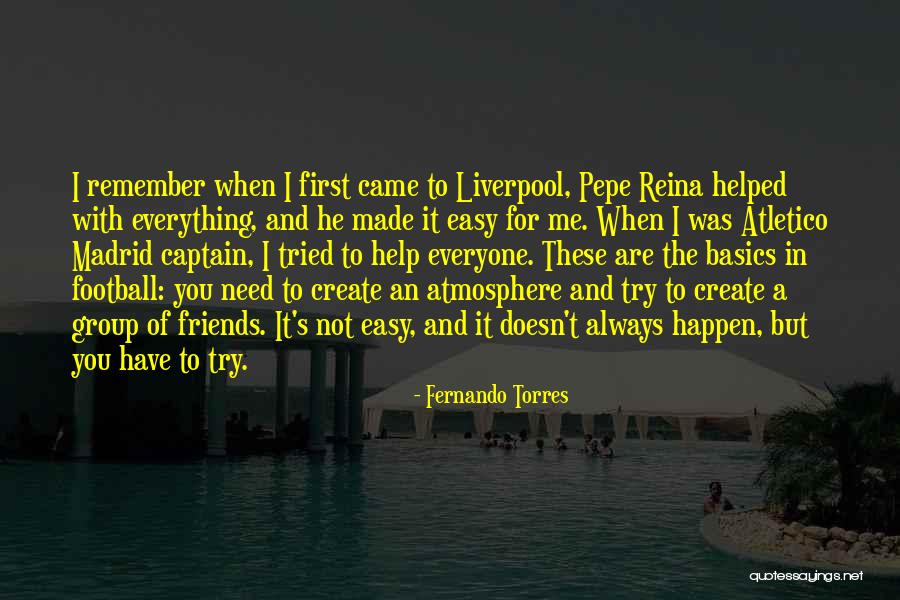 Group Of Friends Quotes By Fernando Torres