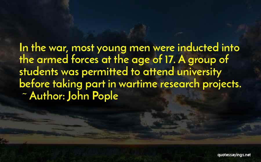 Group Projects Quotes By John Pople