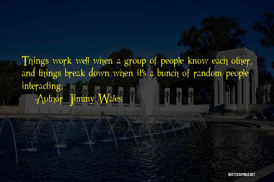 Group Work Quotes By Jimmy Wales