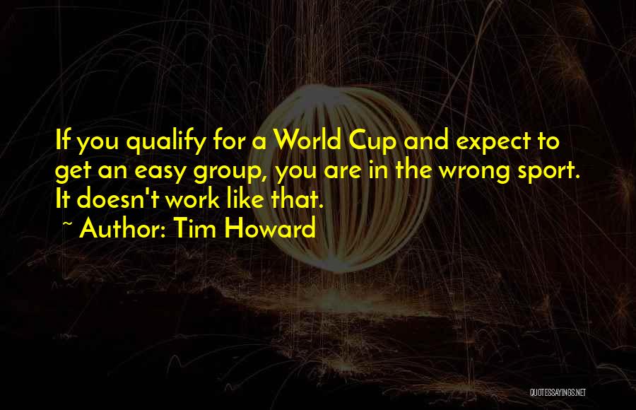 Group Work Quotes By Tim Howard