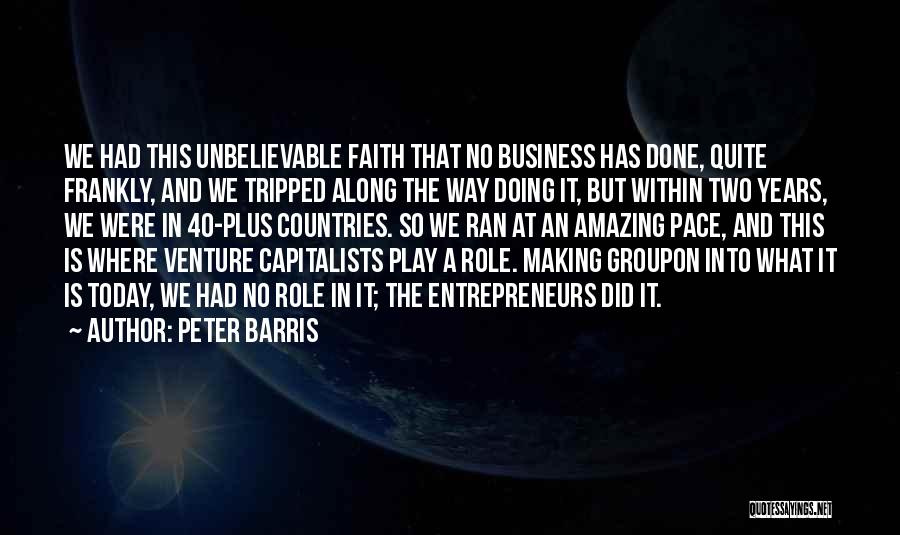 Groupon Quotes By Peter Barris