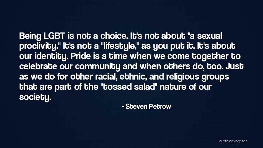 Groups Together Quotes By Steven Petrow Groups Together Quotes By Steven Petrow