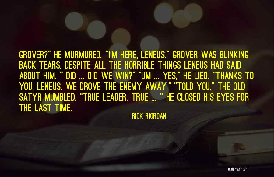 Grover Quotes By Rick Riordan Grover Quotes By Rick Riordan