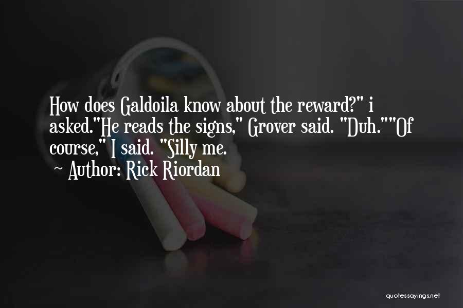 Grover Quotes By Rick Riordan