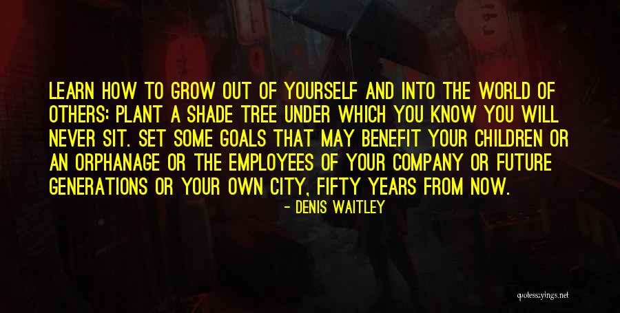 Grow A Tree Quotes By Denis Waitley Grow A Tree Quotes By Denis Waitley