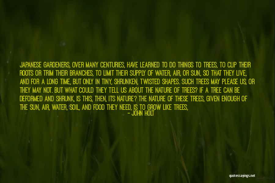 Grow A Tree Quotes By John Holt Grow A Tree Quotes By John Holt