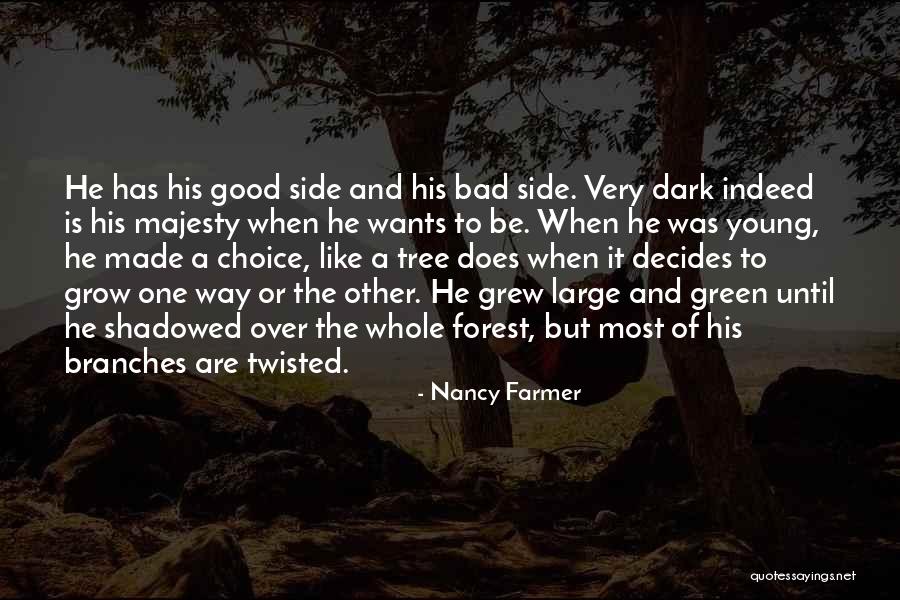 Grow A Tree Quotes By Nancy Farmer