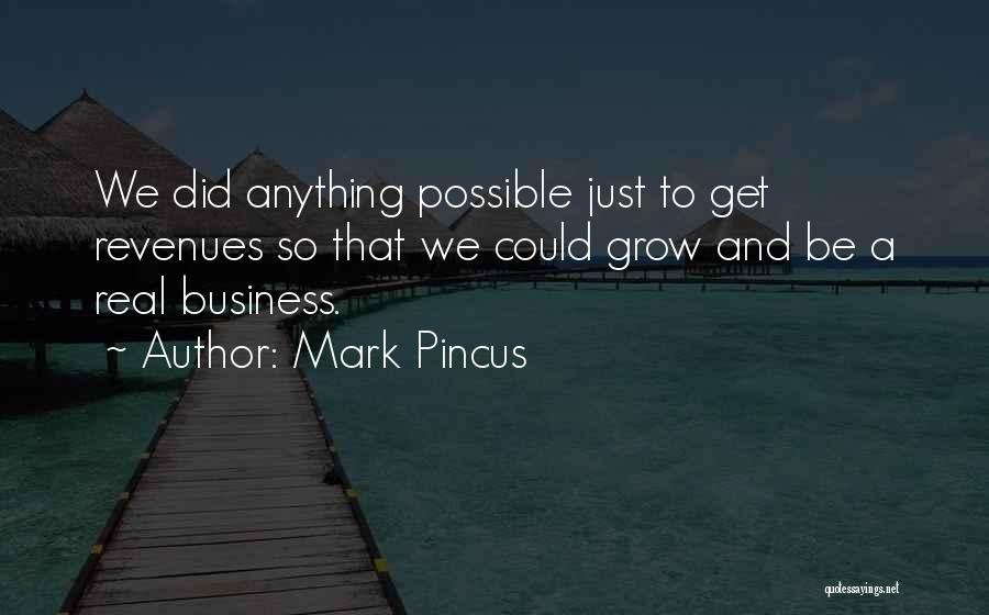 Grow Revenue Quotes By Mark Pincus