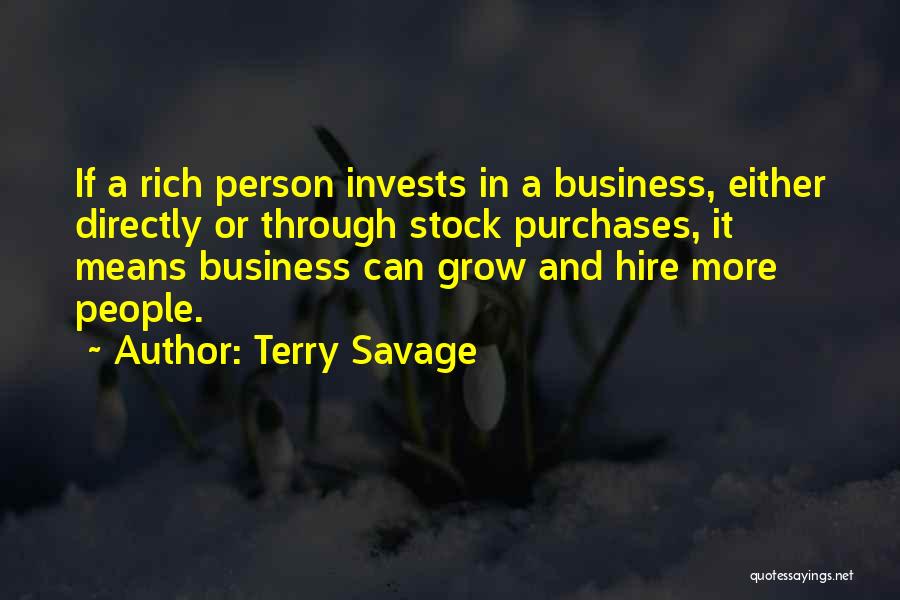 Grow Stock Quotes By Terry Savage