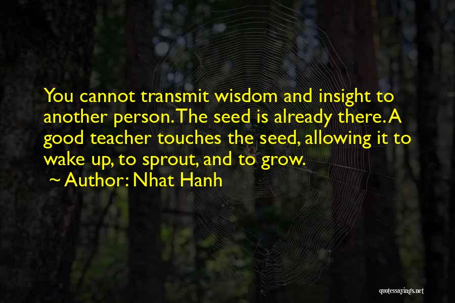 Grow Up Already Quotes By Nhat Hanh