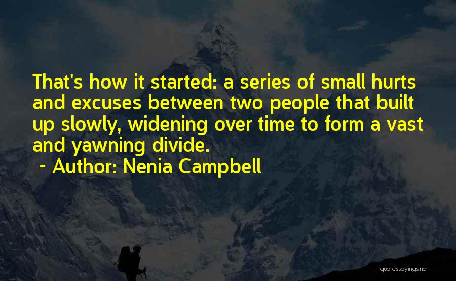 Growing Apart From Someone Quotes By Nenia Campbell