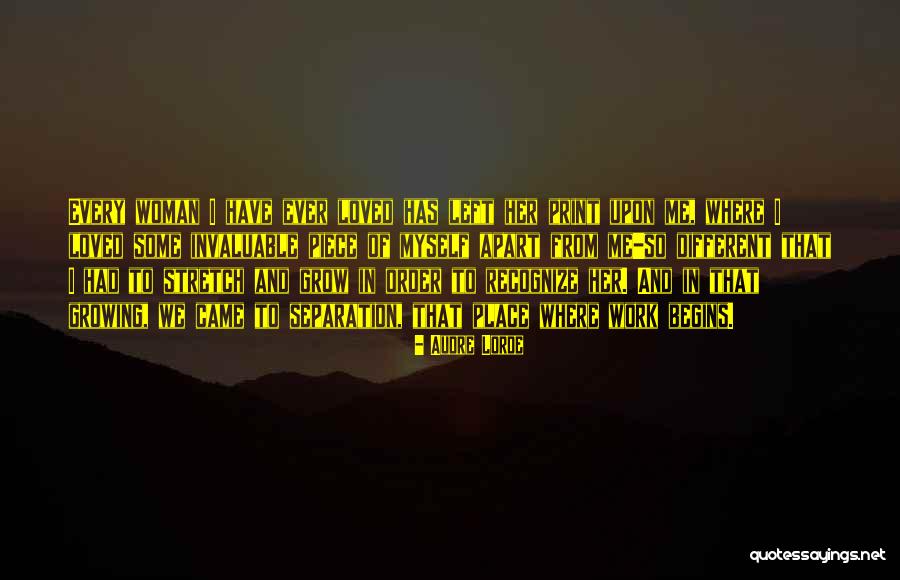 Growing Apart From Someone You Love Quotes By Audre Lorde Growing Apart From Someone You Love Quotes By Audre Lorde
