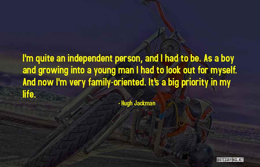 Growing As A Family Quotes By Hugh Jackman