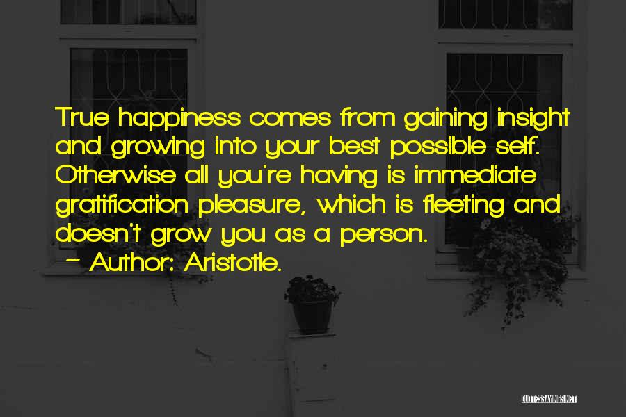 Growing As A Person Quotes By Aristotle.