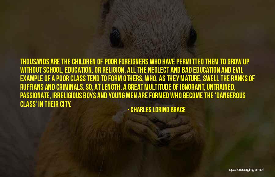 Growing Boys Quotes By Charles Loring Brace Growing Boys Quotes By Charles Loring Brace