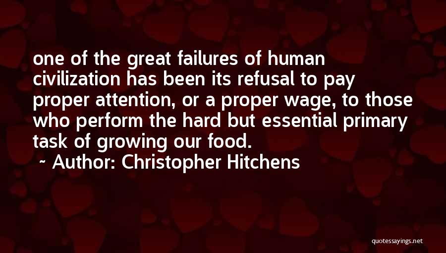 Growing Food Quotes By Christopher Hitchens
