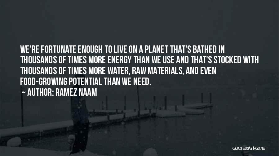 Growing Food Quotes By Ramez Naam