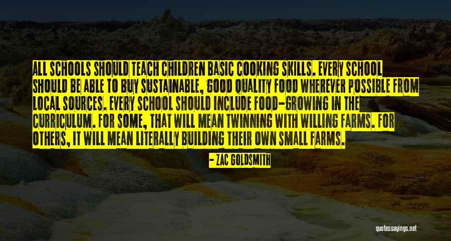 Growing Food Quotes By Zac Goldsmith