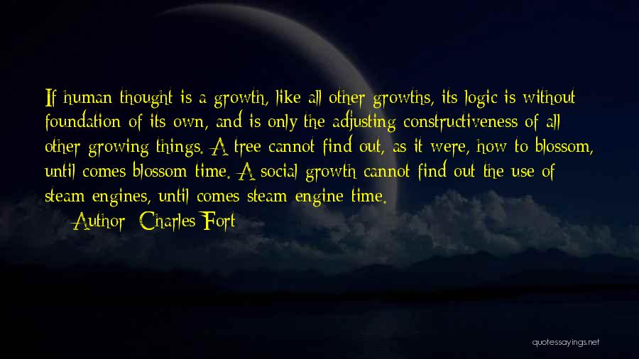 Growing Out Of Things Quotes By Charles Fort
