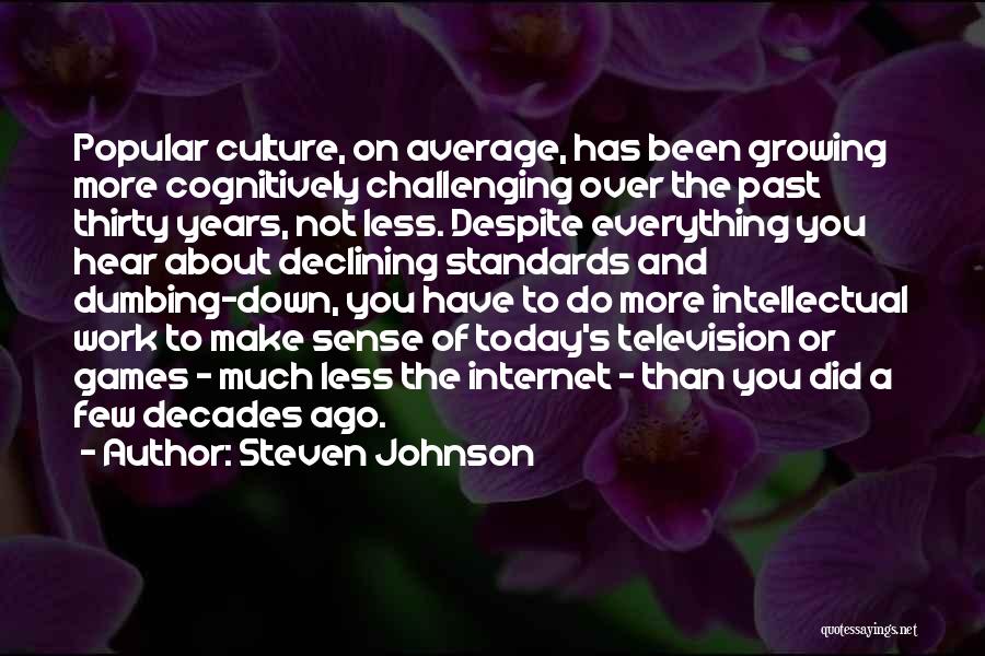 Growing Over The Years Quotes By Steven Johnson