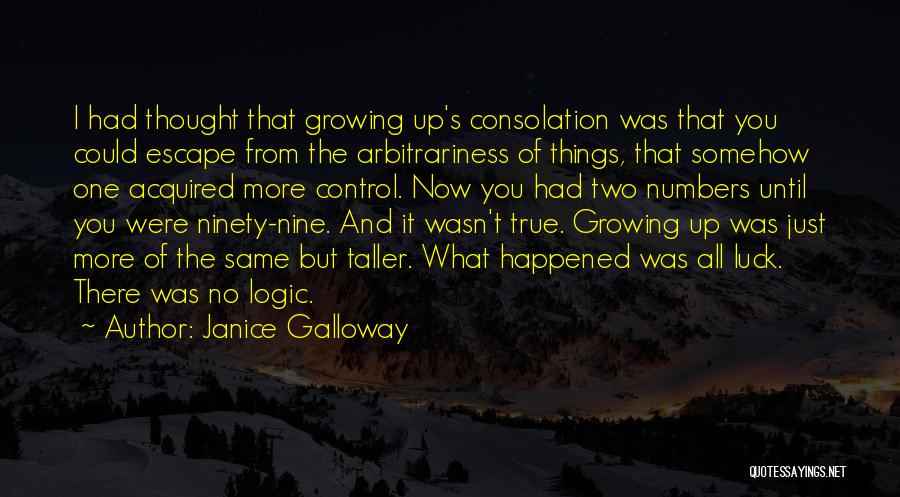 Growing Taller Quotes By Janice Galloway