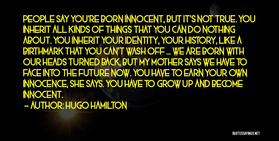 Growing Up And Maturity Quotes By Hugo Hamilton