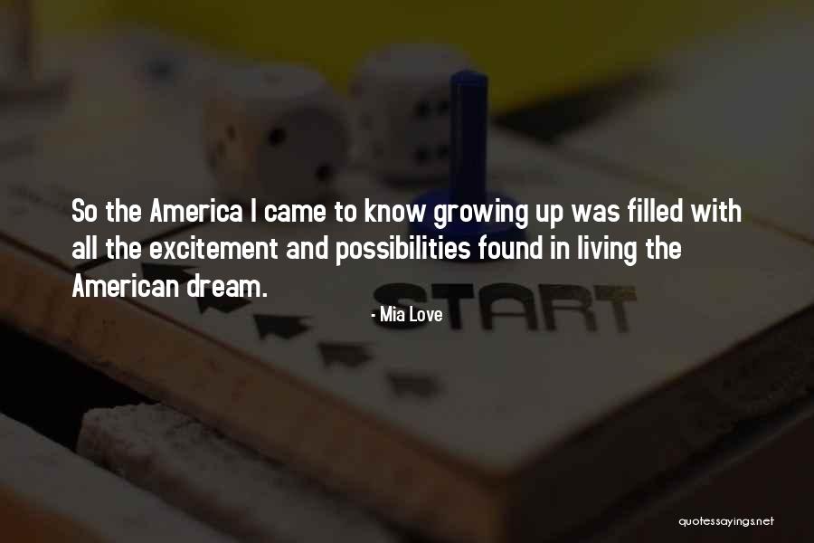 Growing Up In Love Quotes By Mia Love Growing Up In Love Quotes By Mia Love