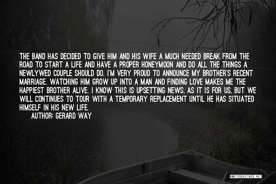 Growing Up With Brother Quotes By Gerard Way