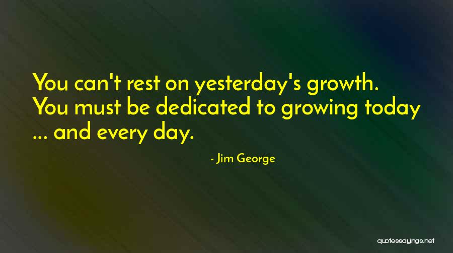 Growing Up Without A Father Quotes By Jim George