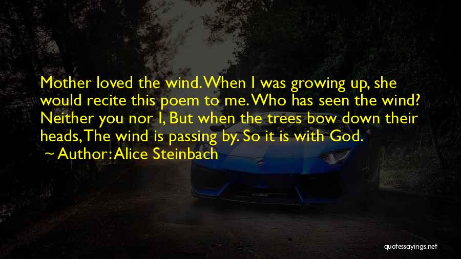 Growing Up Without A Mother Quotes By Alice Steinbach