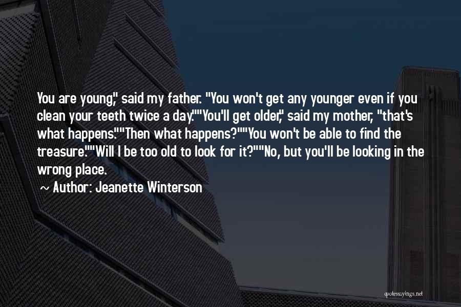 Growing Up Without A Mother Quotes By Jeanette Winterson