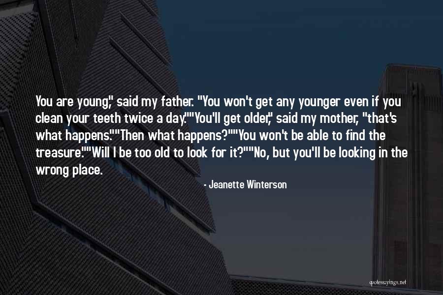 Growing Up Without A Mother Quotes By Jeanette Winterson