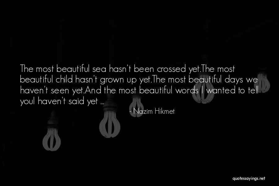 Grown Child Quotes By Nazim Hikmet Grown Child Quotes By Nazim Hikmet