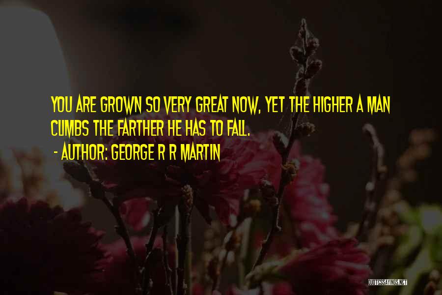 Grown Man Quotes By George R R Martin