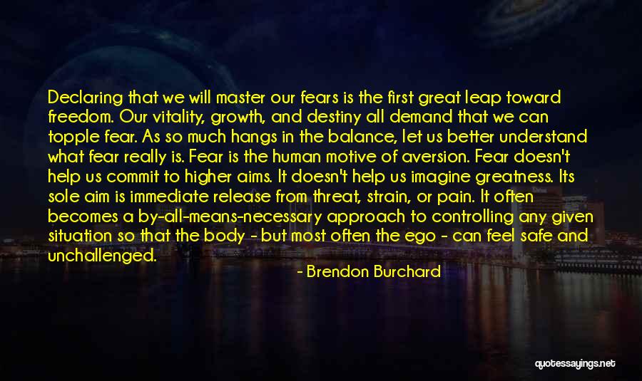 Growth And Pain Quotes By Brendon Burchard