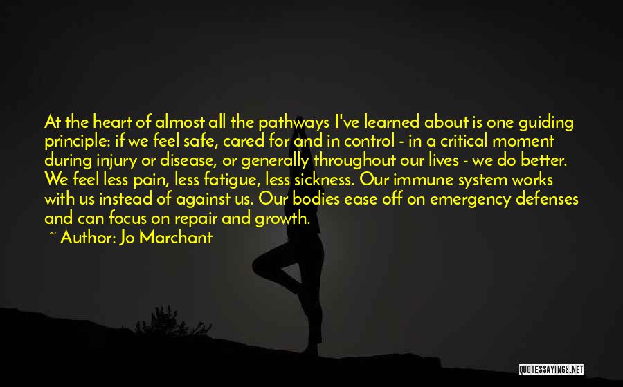 Growth And Pain Quotes By Jo Marchant