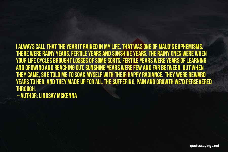 Growth And Pain Quotes By Lindsay McKenna
