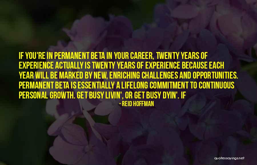 Growth In Career Quotes By Reid Hoffman